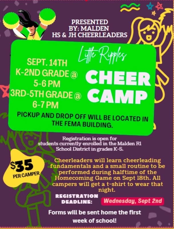 cheer camp form