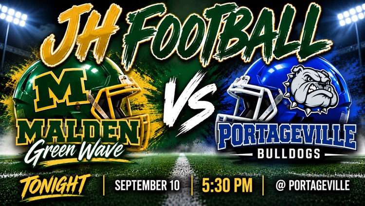 JH Football vs Portageville @ Portageville Game Time 5:30