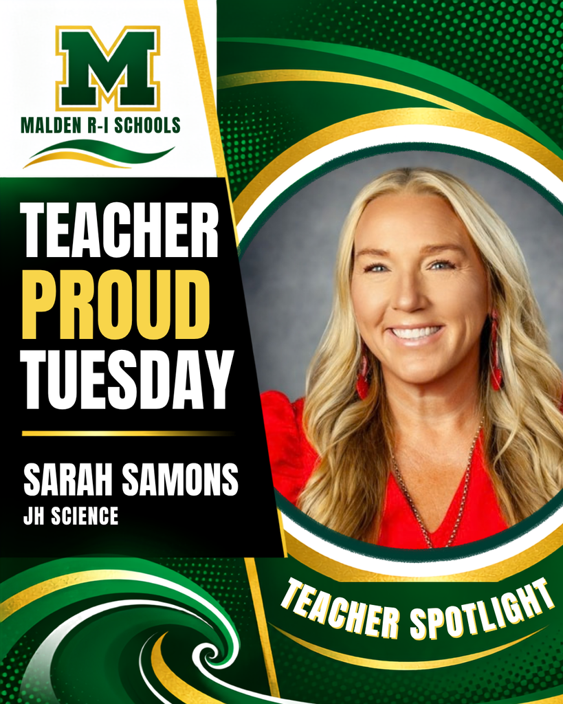 Teacher Proud TuesdaySarah Samons