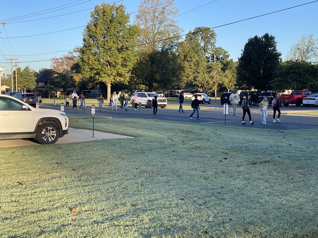 Kids walking to school