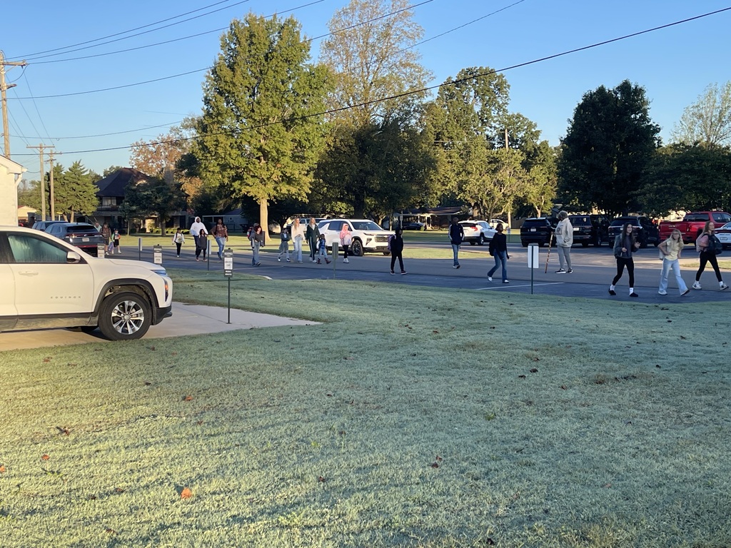 Kids walking to school