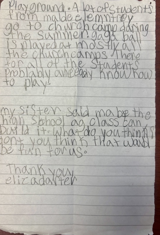 Eliza's Letter 2