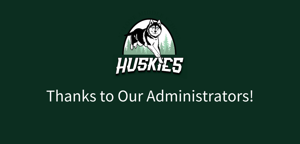 Thanks to Our Administrators!