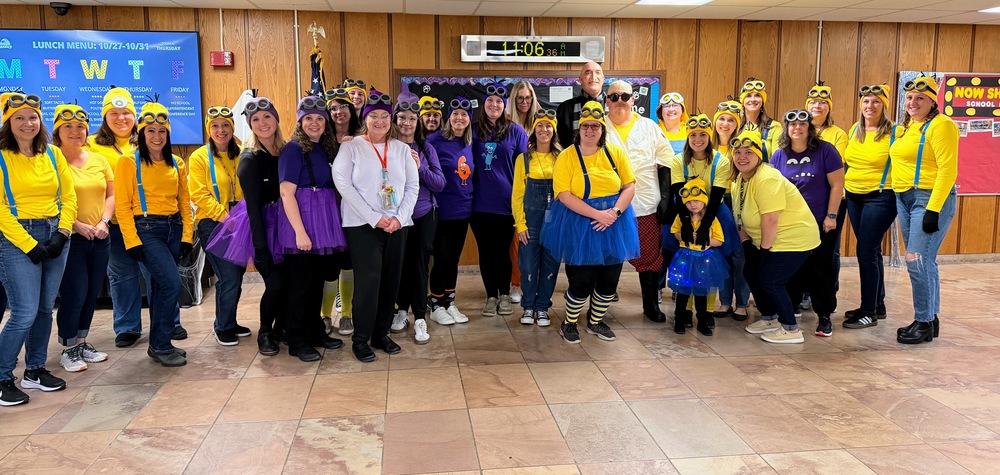 Davis Staff Dressed Up for Halloween