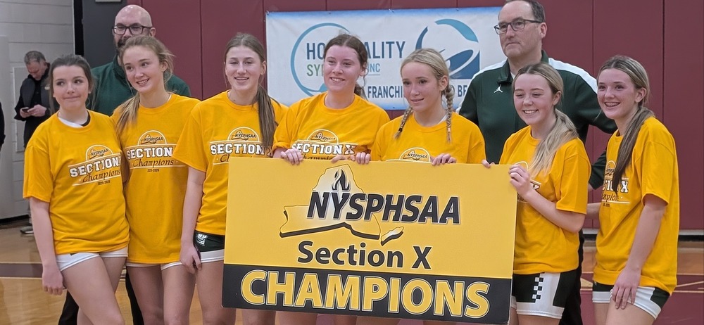 Section X Girls Varsity Basketball Champions
