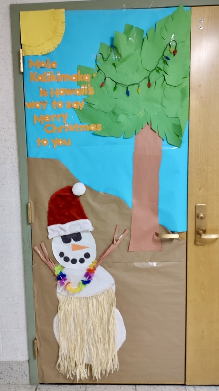 Hawaiian Holiday Door at FA