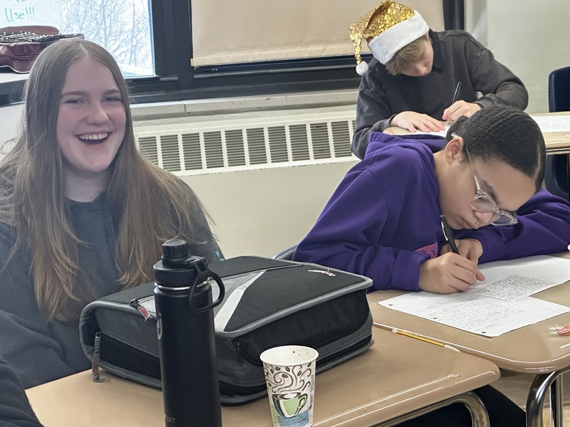 MMS Student Holiday Writing Initiative