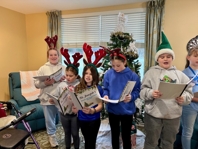 Students singing at the Alice Center