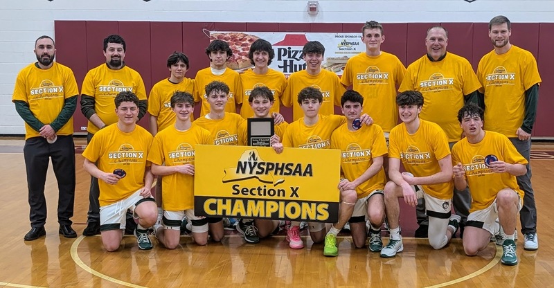 Section X Boys Varsity Basketball Champions