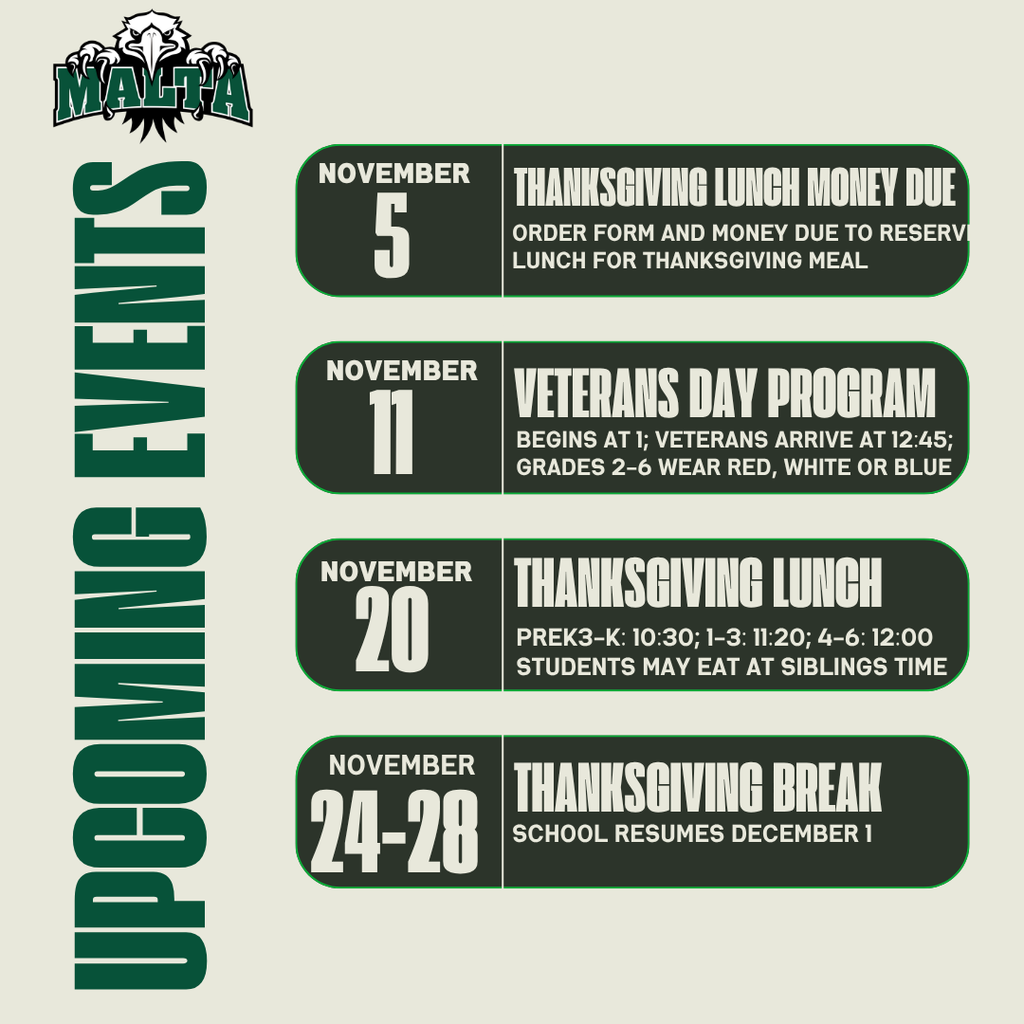 November upcoming events