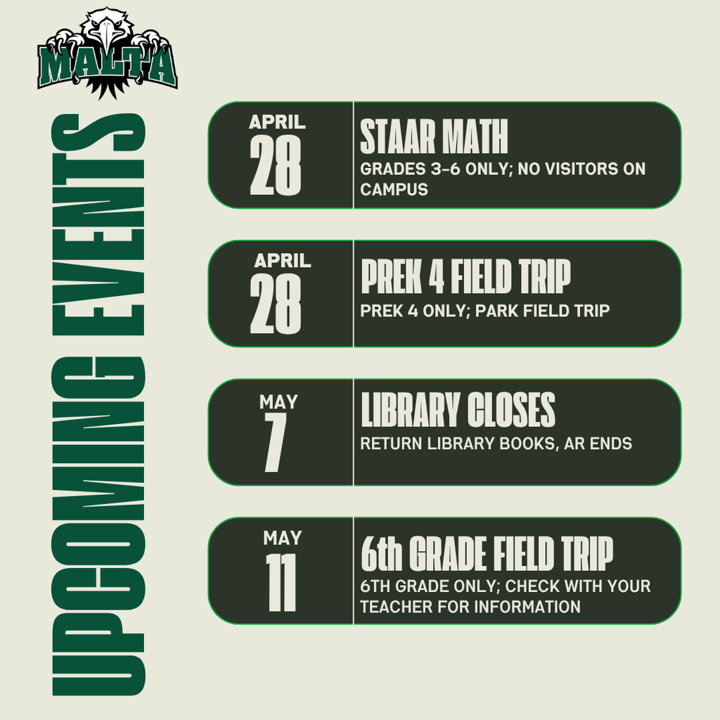 upcoming events 4/23-4/30