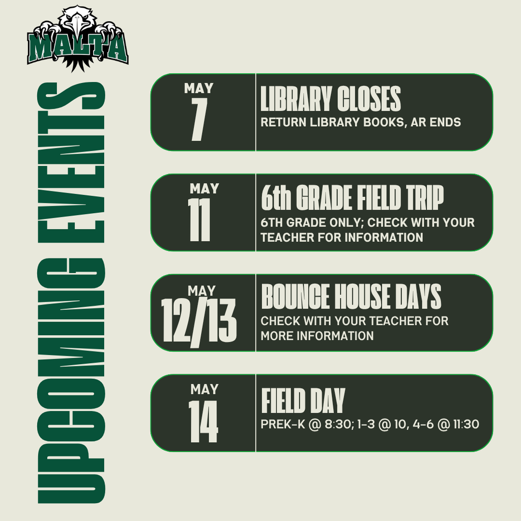 upcoming events 5/7-5/14