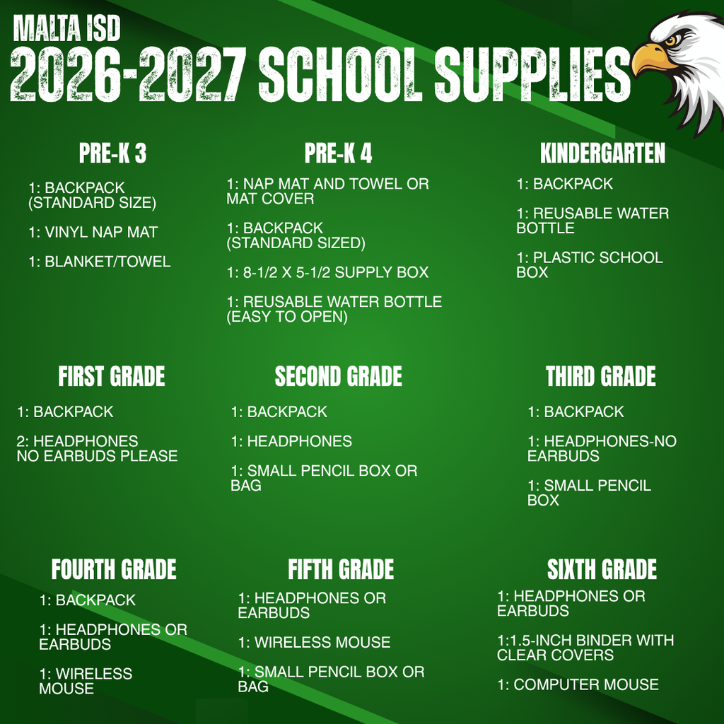 school supply list