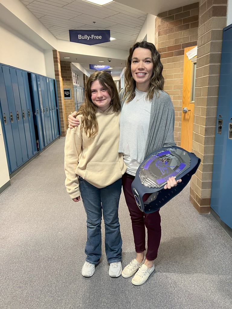 Mrs. Stacie Simontan is the September recipient of the Core 3 Award for the MS, nominated by Danica and an anonymous student. The Core 3 Award allows students to recognize any staff member who empowers students to learn, leads with kindness and by example, and exhibits excellence.  The Core 3 reflects our mission statement of "Empowering Learners, Inspiring Leaders" and our motto of "A Tradition of Excellence."  Danica nominated Mrs. Simanton because "she empowers me by being nice when I do not understand, or just being nice when someone interrupts or talks over her."  The anonymous student said, "She leads by encouraging us to grow and challenge ourselves." Congratulations, Mrs. Simanton!