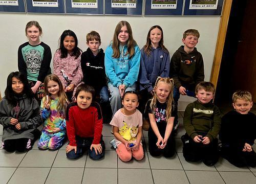 Picture of students in two rows