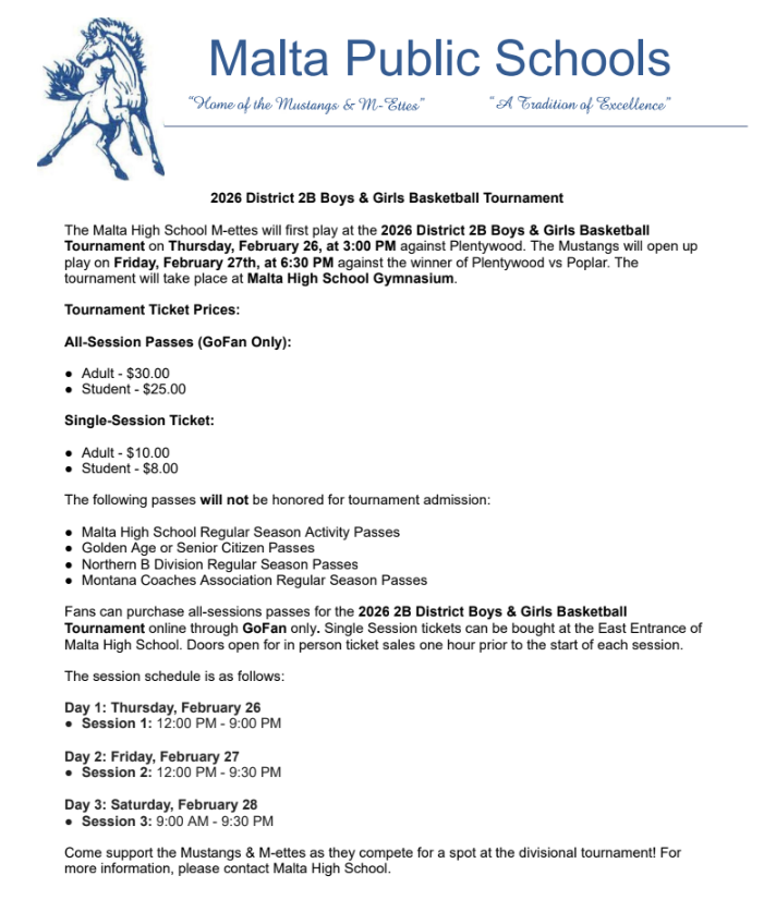 Ticketing information