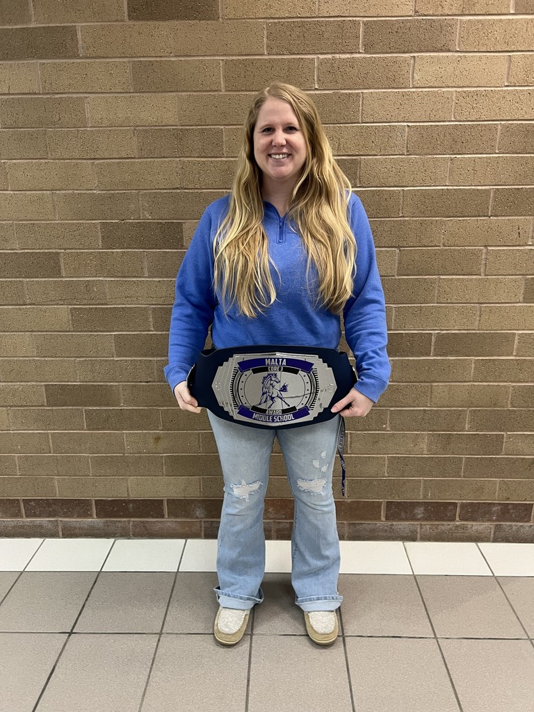 Ms. Kait Indreland is the February recipient of the Core 3 Award for the MS, nominated by an anonymous student. The Core 3 Award allows students to recognize any staff member who empowers students to learn, leads with kindness and by example, and exhibits excellence. The Core 3 reflects our mission statement of "Empowering Learners, Inspiring Leaders" and our motto of "A Tradition of Excellence." They nominated Ms. Indreland because "She leads by showing what is right and what is wrong. She is there for people's highs and lows when they're having a tough time in school or out of school." Congratulations, Ms. I! We so appreciate everything you do for our school. We are lucky to have you.