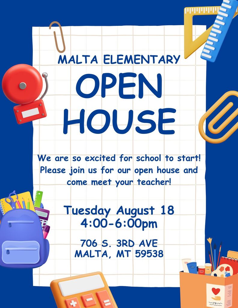 Open House - Tuesday, August 18