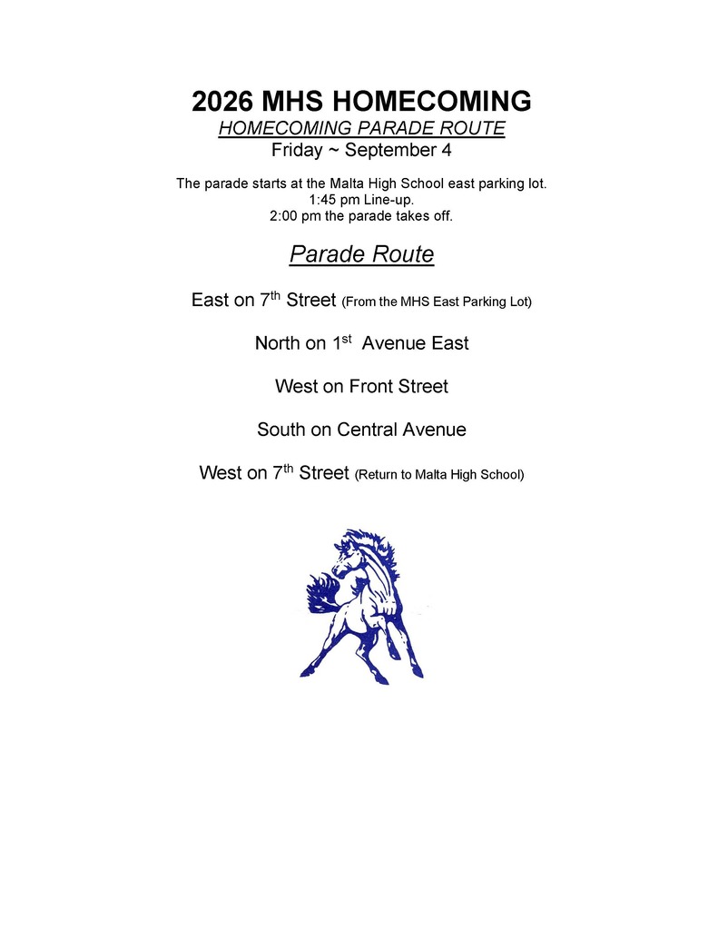 homecoming parade route