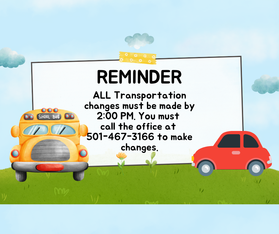 Transportation changes by 2 PM