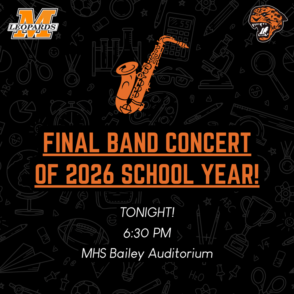 Final band concert of 2026 school year tonight