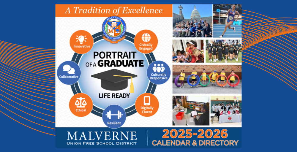 Malverne district calendar cover