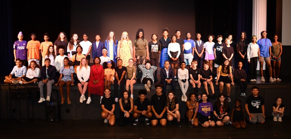 Malverne Theater Camp cast and crew photo