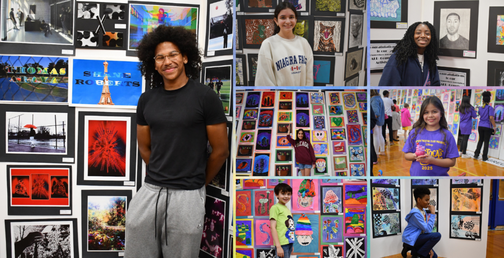 District Art Show collage