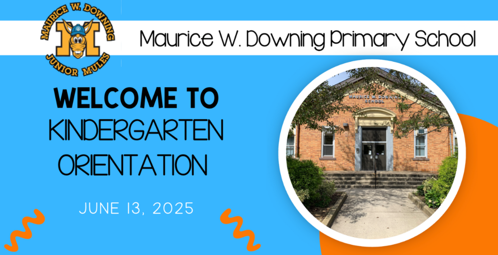 Downing kindergarten orientation presentation cover