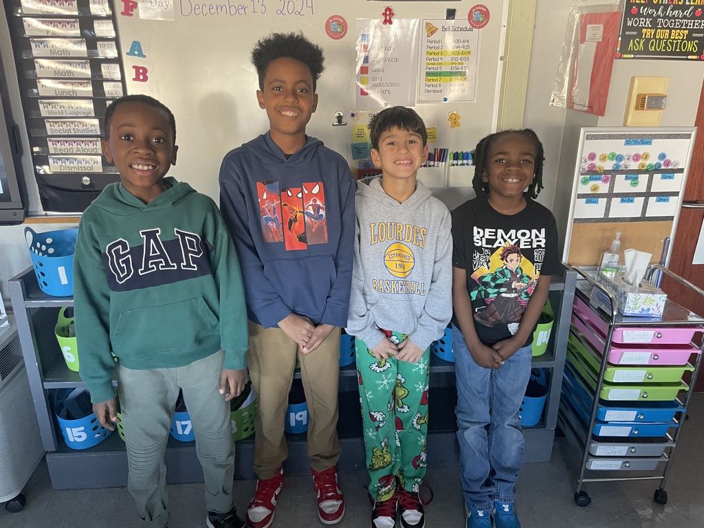 Students dressed up for Grinch Day