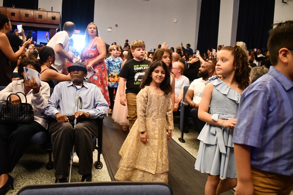 Downing 2nd grade Moving Up Ceremony