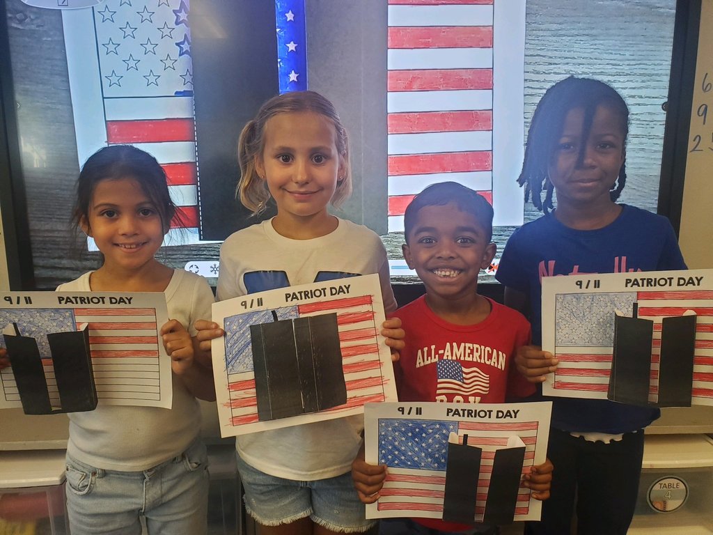 students holding projects