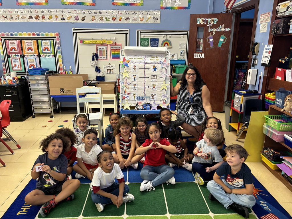 A classroom of students 