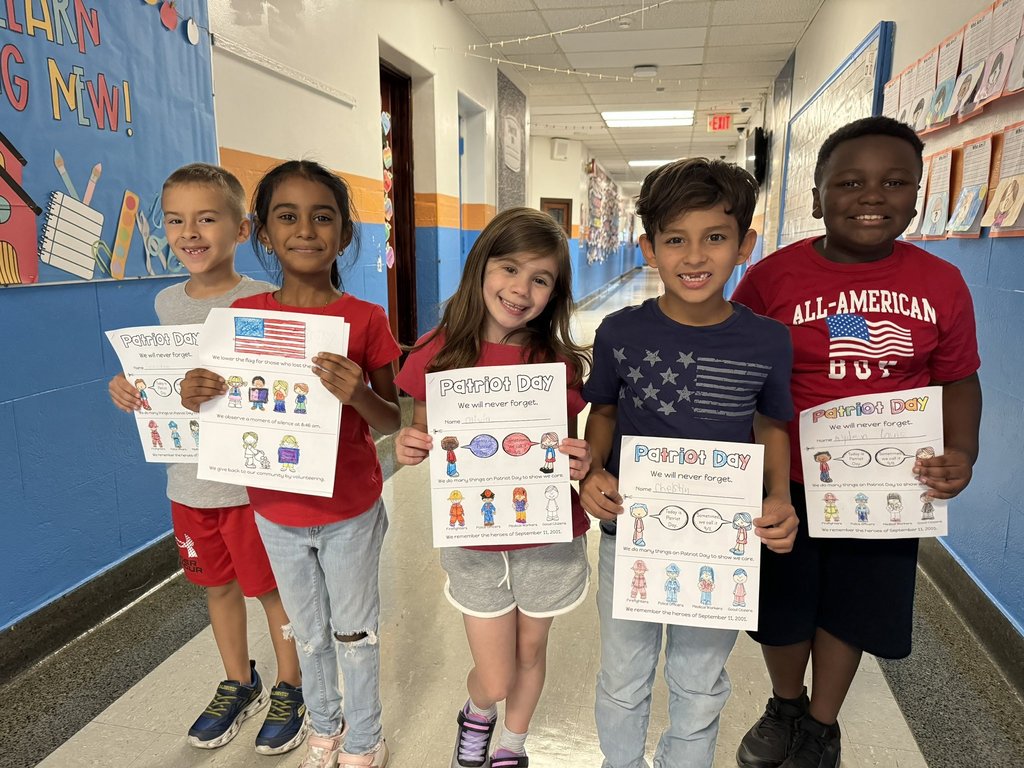 students holding projects
