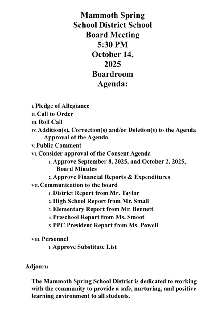 school board meeting