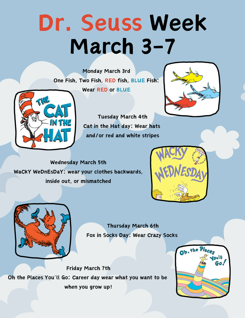 🎉📚 Spirit Week Alert! 📚🎉