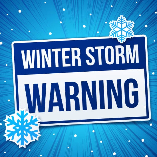 winter storm warning