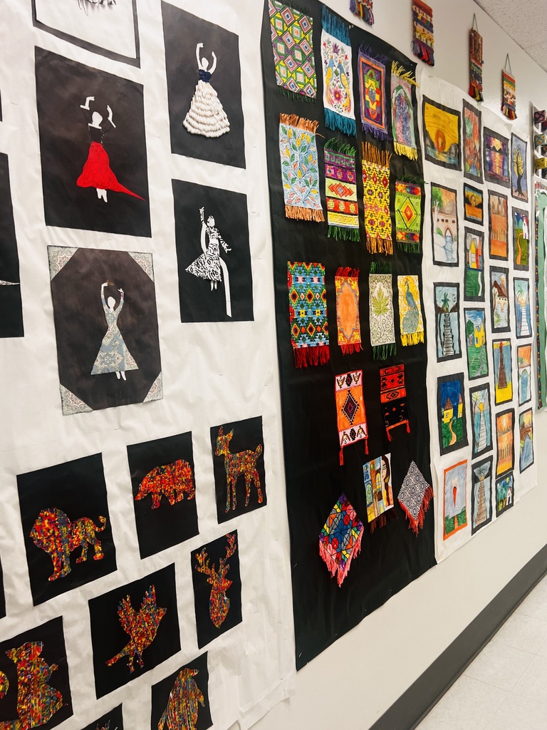 Student art work at Manara Academy