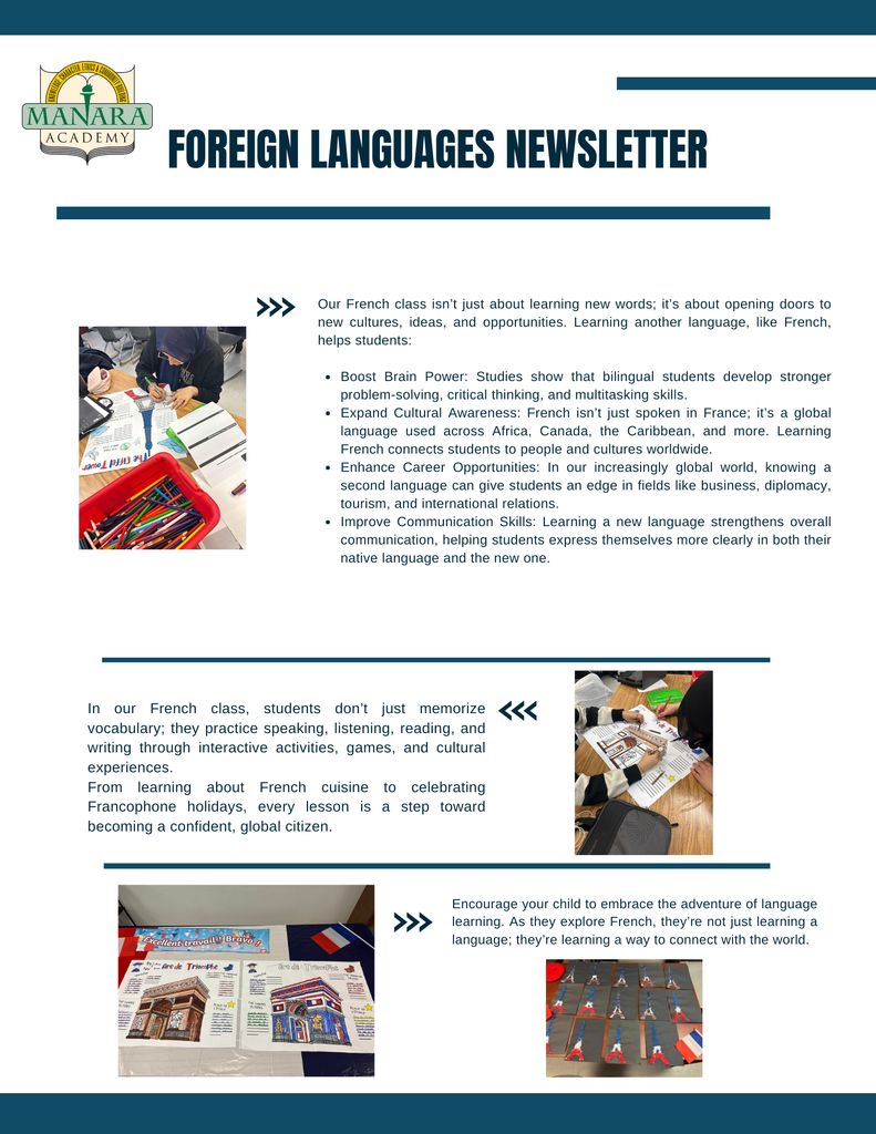 Foreign Language Newsletter!