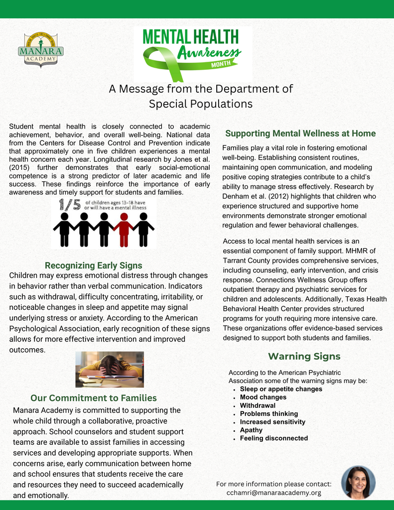 May is Mental Health Awareness Month!