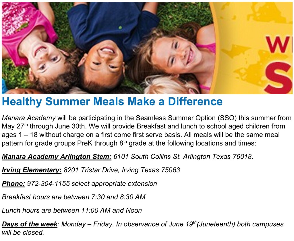 Seamless Summer Option (SSO)
