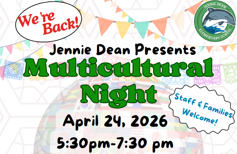 Multicultural Night April 24!