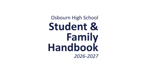Student and Family Handbook Title Card