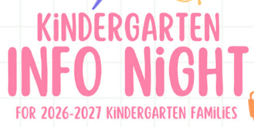 Kindergarten Info Night