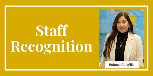 Staff Recognition - Rebeca Carofilis
