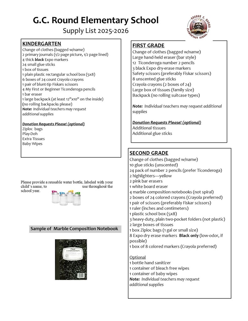Supply List