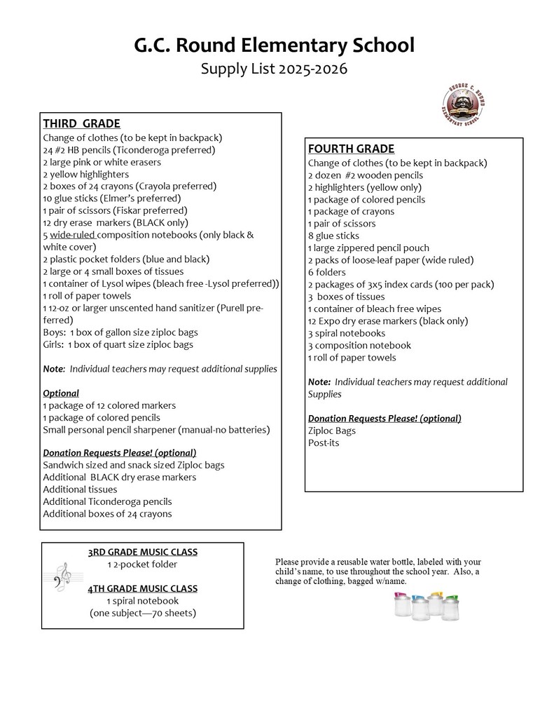 Supply List