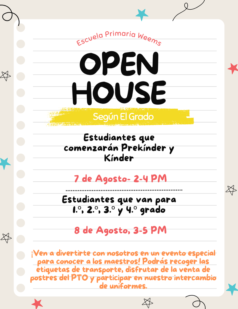 Spanish Open House