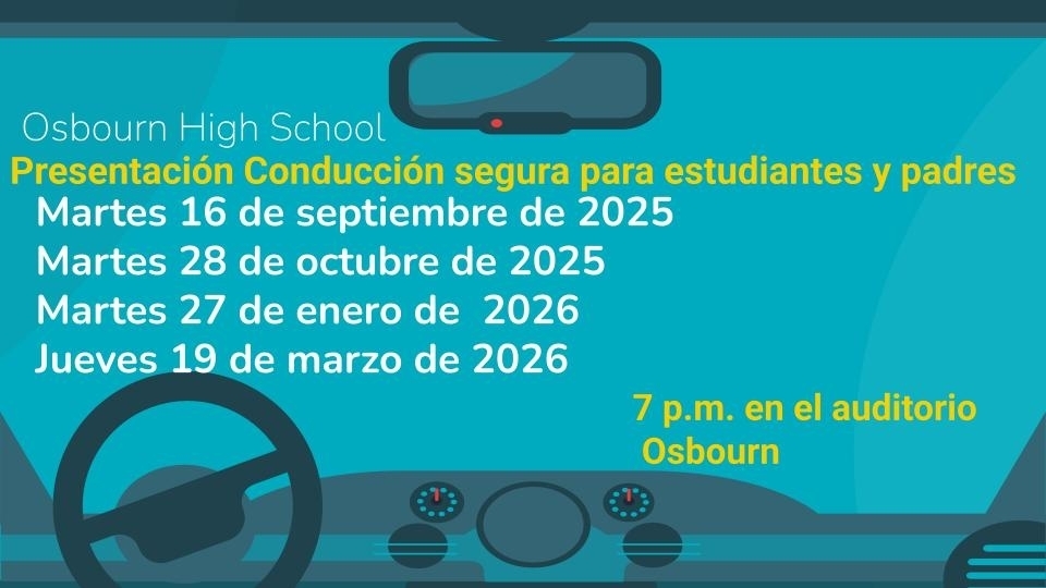 Presentacion Conduccion segura para estudiantes y padres