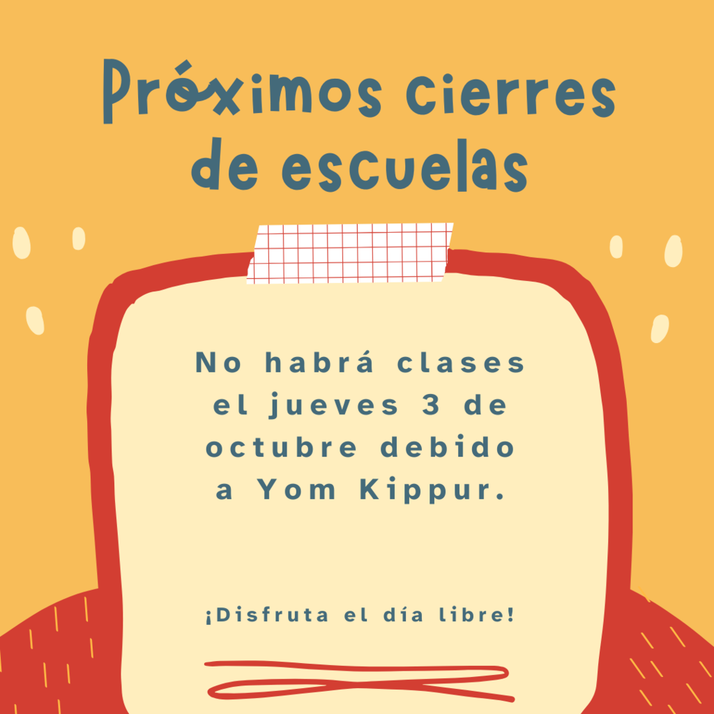 No hay escuela 10/2/2025